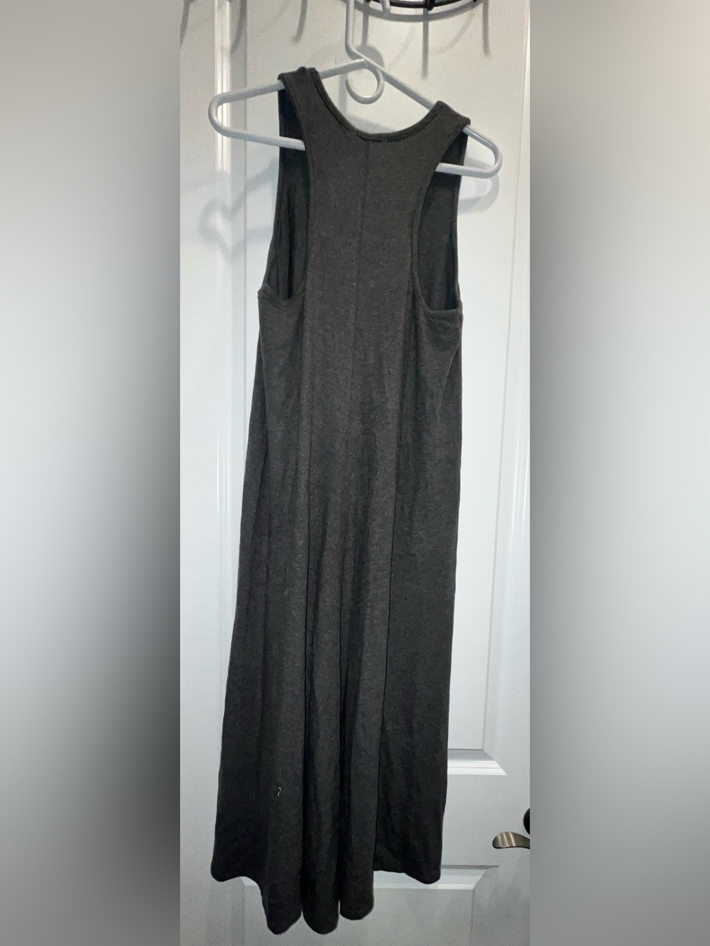 NWT Calme by Johnny Was Gray Throw On Cozy Sweater Tank Dress - Picture 3 of 5